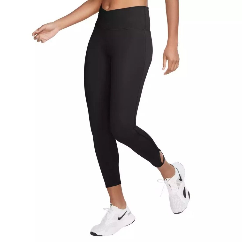 size XL NWT Nike Women's Yoga Black 7/8" High Rise tight fit Legging (DJ0801-010 - Picture 12 of 12